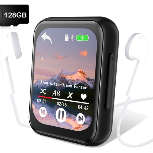 Compact 128gb mp3 player with - player,