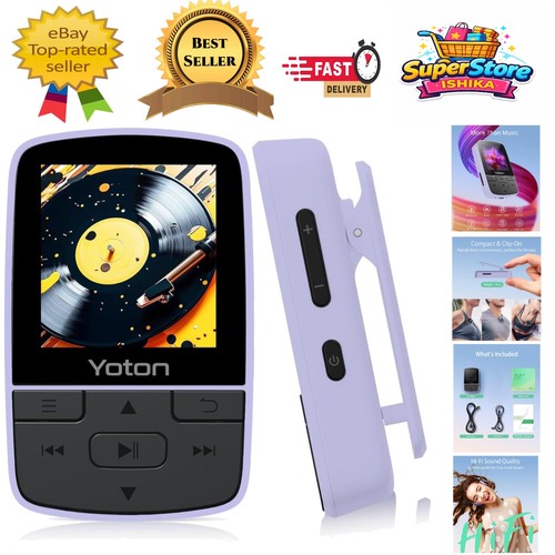 Stylish purple mp3 player - mp3,