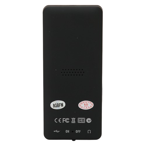 Black mp3 mp4 player 8in - black,