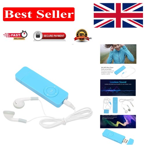 Compact blue mp3 player - compact,