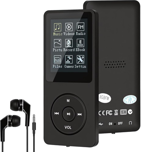 8gb slim mp3 player with - player,